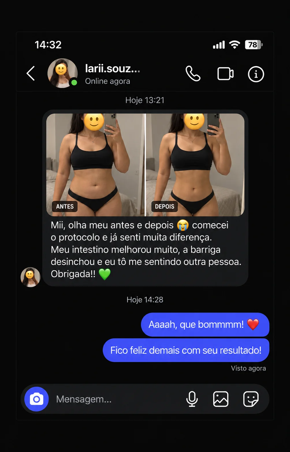 Depoimento de aluna 3